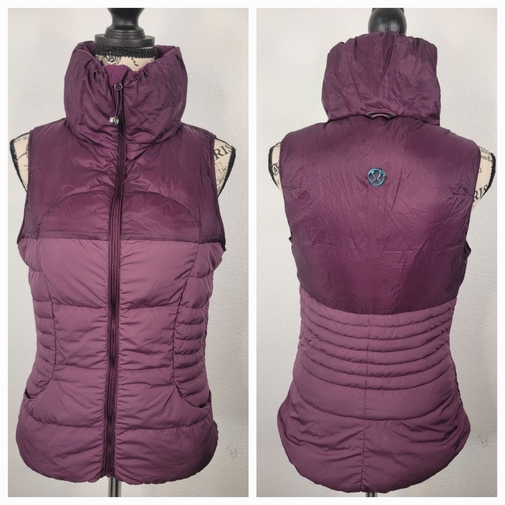 Lululemon Fluffing Awesome Down Vest Plum